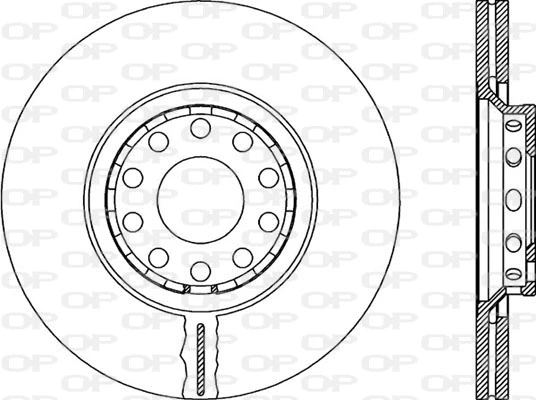 Disque de frein OPEN PARTS BDR1924.20