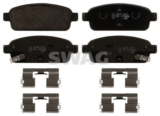 Kit de plaquettes de frein, frein à disque SWAG 40 91 6894