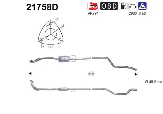 Catalyseur AS 21758D