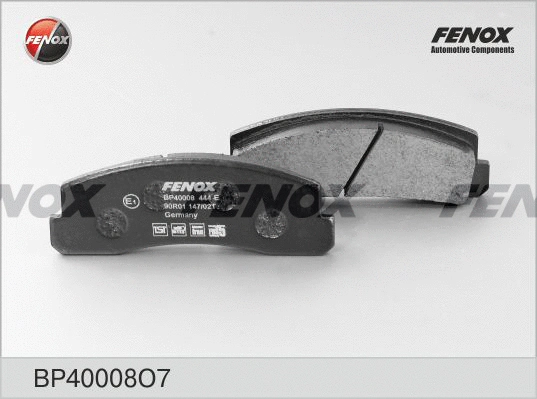 Kit de plaquettes de frein, frein à disque FENOX BP40008O7