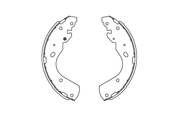 Jeu de mâchoires de frein KAVO PARTS KBS-5404