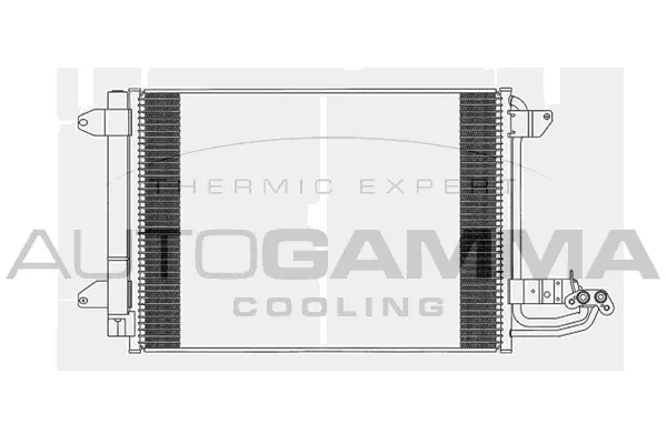 Condenseur, climatisation AUTOGAMMA 103615