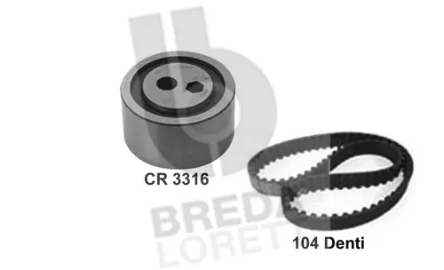 Kit de courroie crantée BREDA LORETT KCD0716