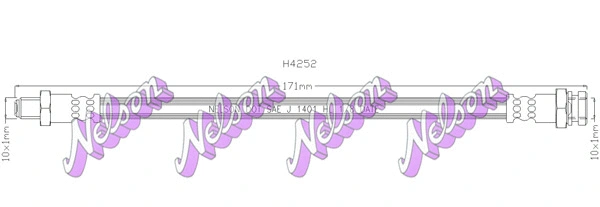 Flexible de frein BROVEX-NELSON H4252