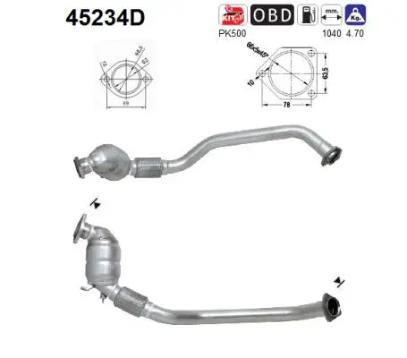 Catalyseur AS 45234D