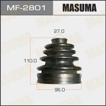 Jeu de joints-soufflets, arbre de commande MASUMA MF-2801
