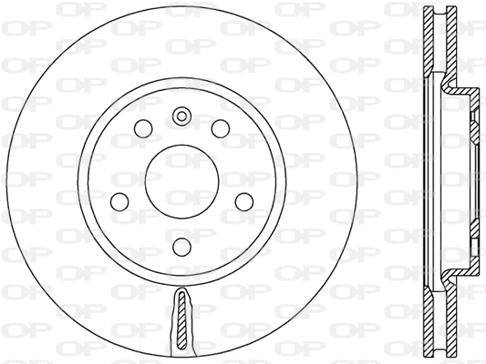 Disque de frein OPEN PARTS BDR2499.20