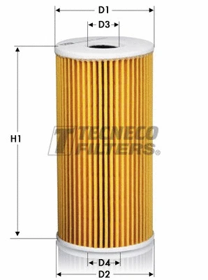 Filtre à huile TECNECO FILTERS OL010670E