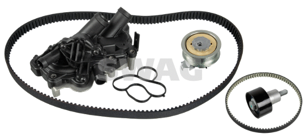 Pompe à eau + kit de courroie crantée SWAG 33 10 1449