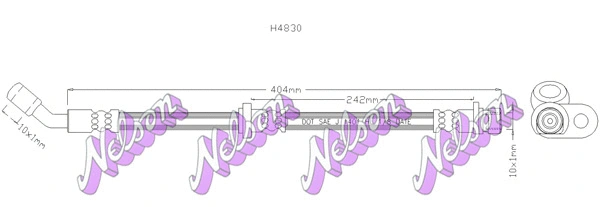 Flexible de frein KAWE H4830