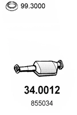 Catalyseur ASSO 34.0012