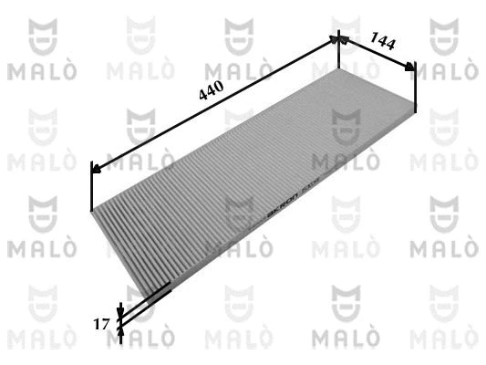 Filtre, air de l'habitacle AKRON-MALÒ 1530391