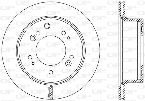 Disque de frein OPEN PARTS BDR2483.20