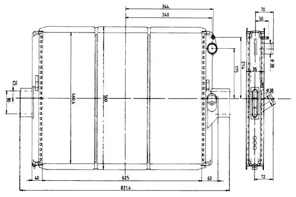 Radiateur, refroidissement du moteur ORDONEZ 1020230811