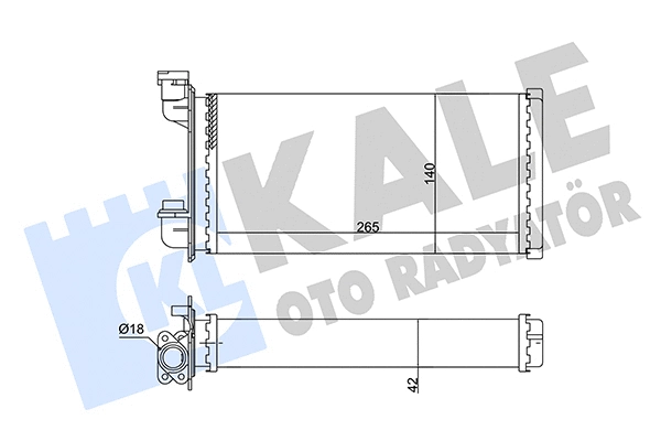 Système de chauffage KALE OTO RADYATÖR 352040