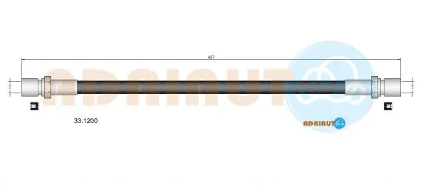 Flexible de frein ADRIAUTO 33.1200