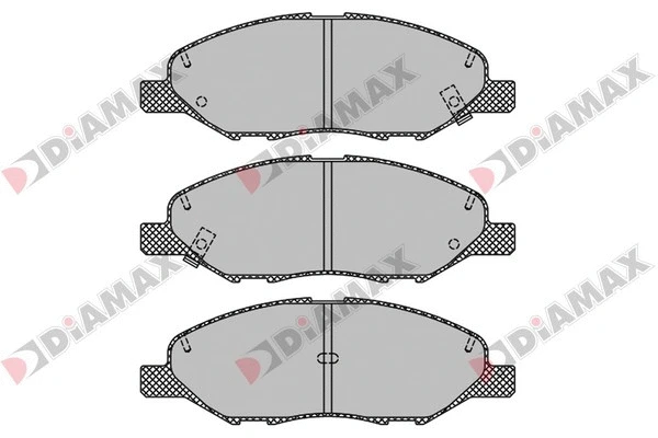 Kit de plaquettes de frein, frein à disque DIAMAX N09704
