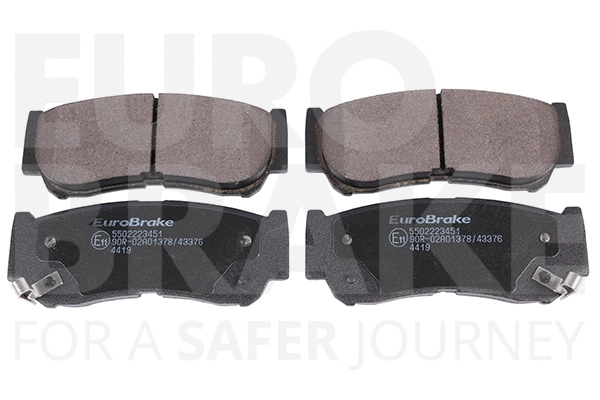 Kit de plaquettes de frein, frein à disque EUROBRAKE 5502223451