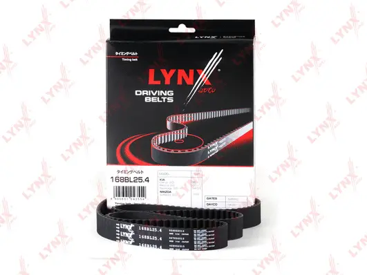 Courroie crantée LYNXAUTO 168BL25.4