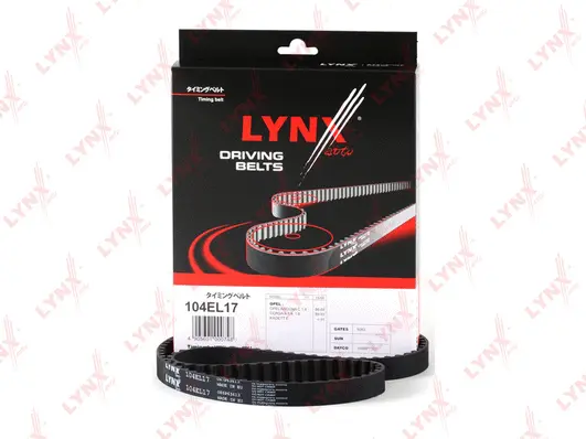 Courroie crantée LYNXAUTO 104EL17