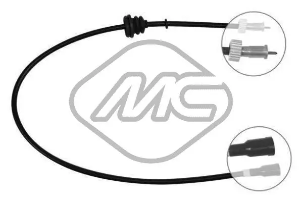 Câble flexible de commande de compteur Metalcaucho 82751