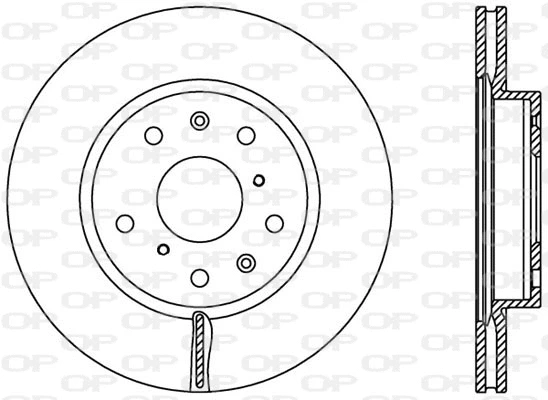 Disque de frein OPEN PARTS BDA2367.20