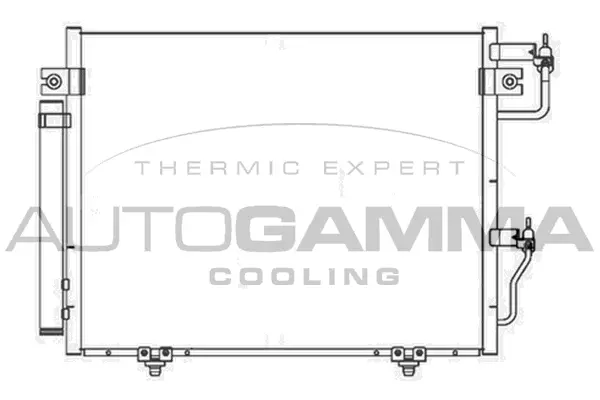 Condenseur, climatisation AUTOGAMMA 105343