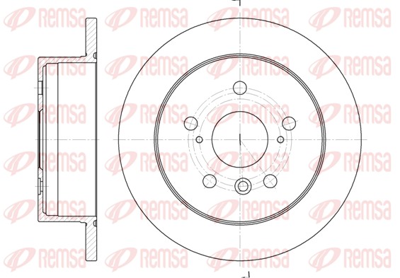 Disque de frein REMSA 6908.00