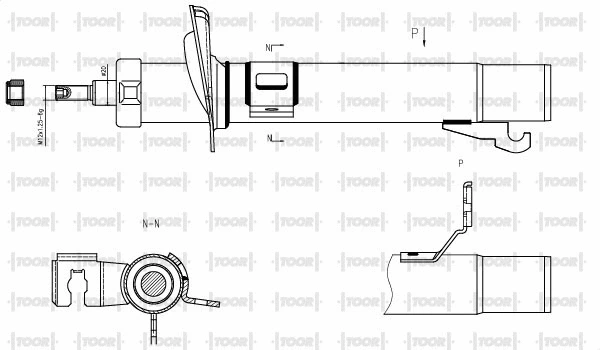 Amortisseur TOOR SG11540