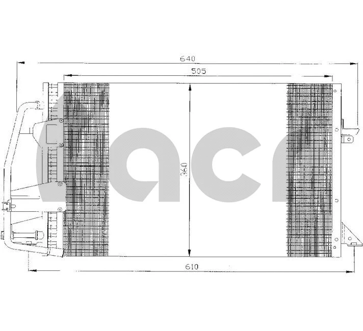 Condenseur, climatisation ACR 300009
