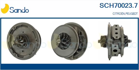 Groupe carter, turbocompresseur SANDO SCH70023.7