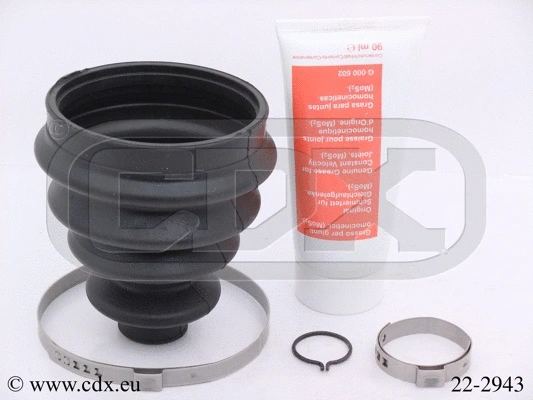 Jeu de joints-soufflets, arbre de commande CDX 22-2943