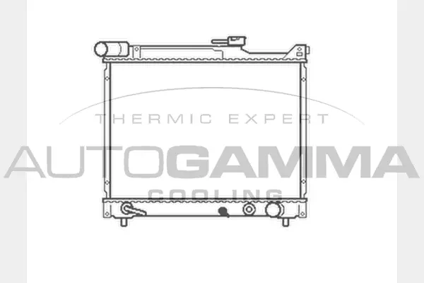 Radiateur, refroidissement du moteur AUTOGAMMA 104149