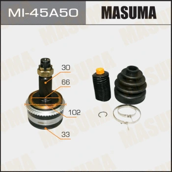 Jeu de joints, arbre de transmission MASUMA MI-45A50