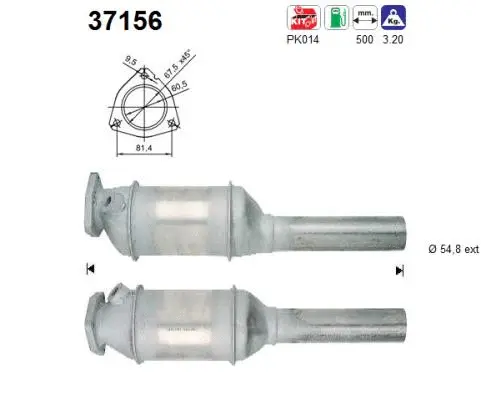 Catalyseur AS 37156