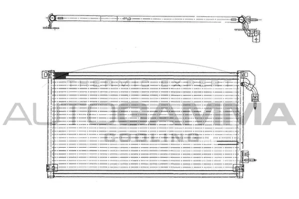 Condenseur, climatisation AUTOGAMMA 101594