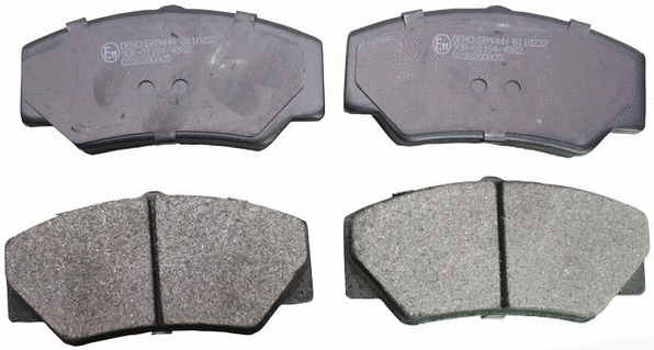 Kit de plaquettes de frein, frein à disque DENCKERMANN B110232