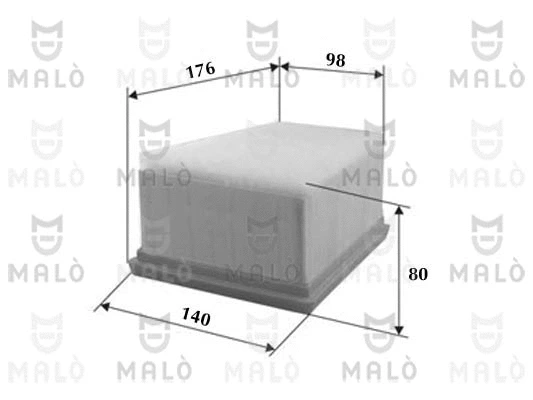 Filtre à air AKRON-MALÒ 1500069