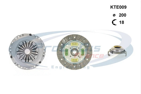 Kit d'embrayage PROCODIS FRANCE KTE009