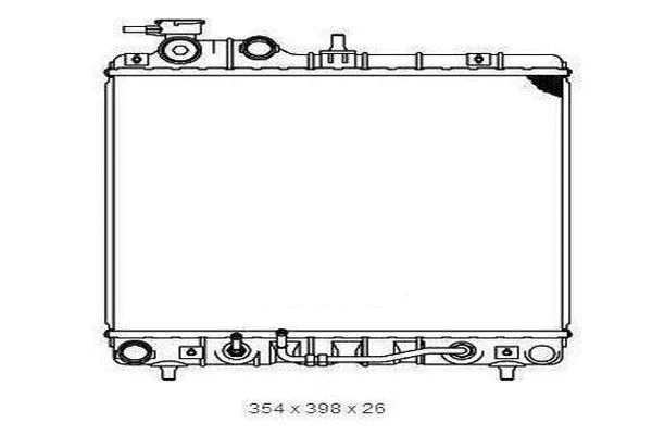Radiateur, refroidissement du moteur ORDONEZ 2065041