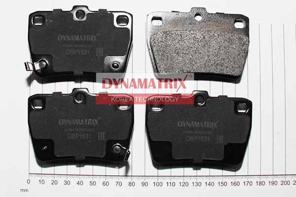 Kit de plaquettes de frein, frein à disque DYNAMATRIX DBP1531