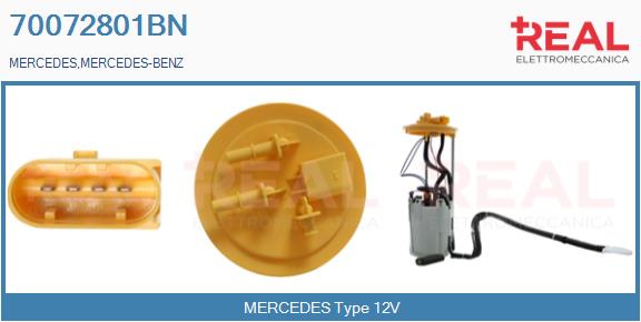 unité d'alimentation de carburant REAL 70072801BN