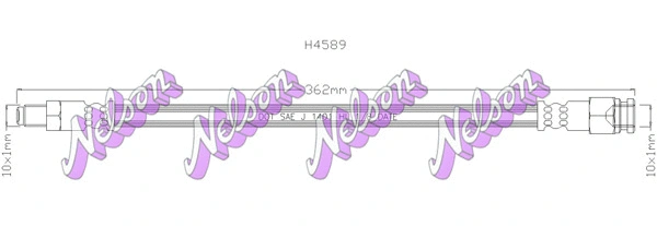 Flexible de frein KAWE H4589