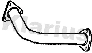 Tuyau d'échappement KLARIUS 110038
