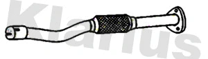 Tuyau d'échappement KLARIUS 302124