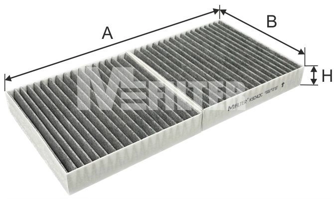 Filtre, air de l'habitacle MFILTER K 9242C