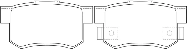 Kit de plaquettes de frein, frein à disque FIT FP0537