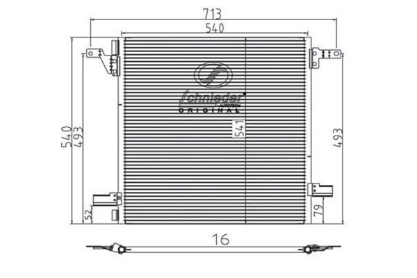 Condenseur, climatisation SCHNIEDER AUTOTECH BZS85.00075
