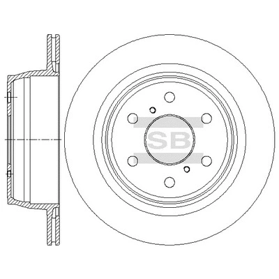 Disque de frein Hi-Q SD5520
