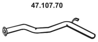 Tuyau d'échappement EBERSPÄCHER 47.107.70
